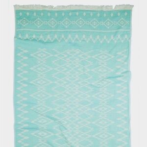 Kilim Pestamal 100% Cotton Turkish towel color mint